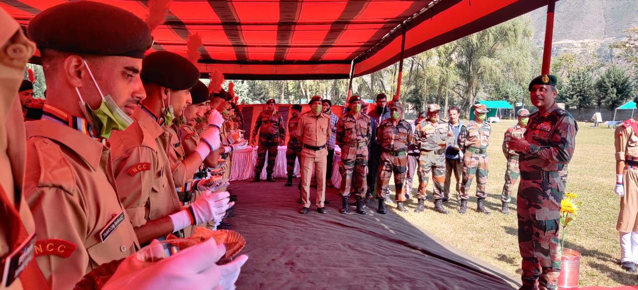 'NCC organised Annual Training Camp (Atc)  At Uri  After 15 Years'